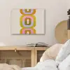 Stapel - Vormen - Geblokt - Oranje PET vilt klein -sfeer3