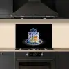 Pannenkoeken - Blauwe Bessen - Bord keuken achterwand spatscherm klein -sfeer1