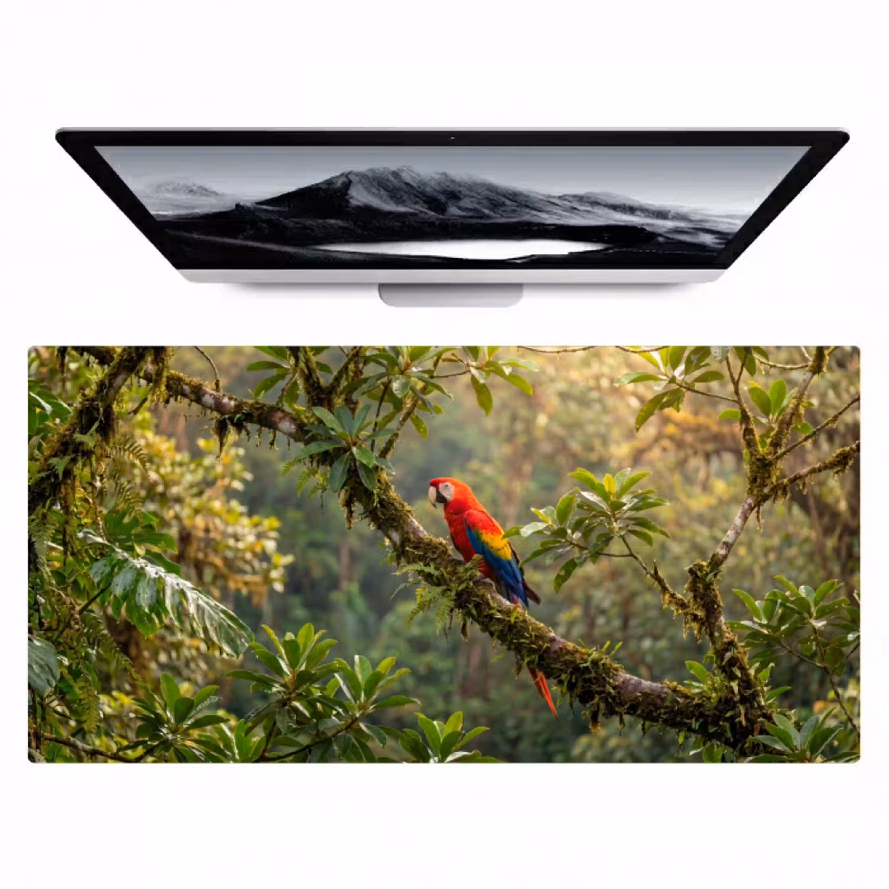 Ara - Jungle - Rood Muismat XXL klein -zzz3d