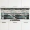 Vintage - Patroon - Hout keuken achterwand 2 middel 871 -3d