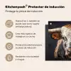Stier - Kleurrijk - Hoorns Inductie beschermer vinyl 3mm middel -zzzzzzusp-haakje_ES