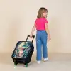Dino in mystieke jungle met maanlicht Kinderkoffer - Zwart klein -sfeer1