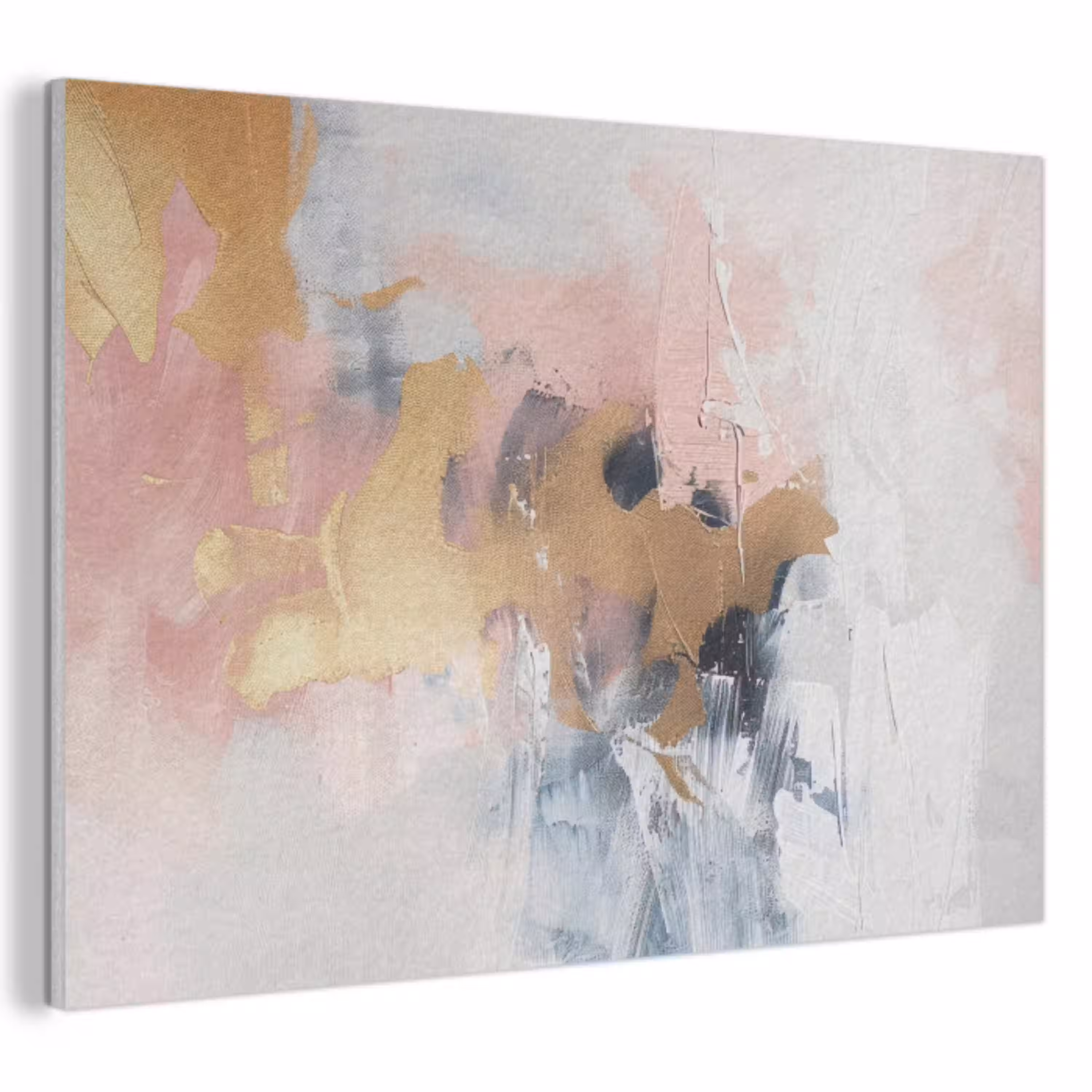 Abstract - Pastel kleuren - Goud - Modern - Aesthetic PET vilt klein -3d