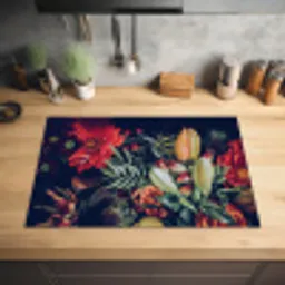 Herfstige Bloemenpracht Inductie beschermer vinyl 3mm klein -sfeer5