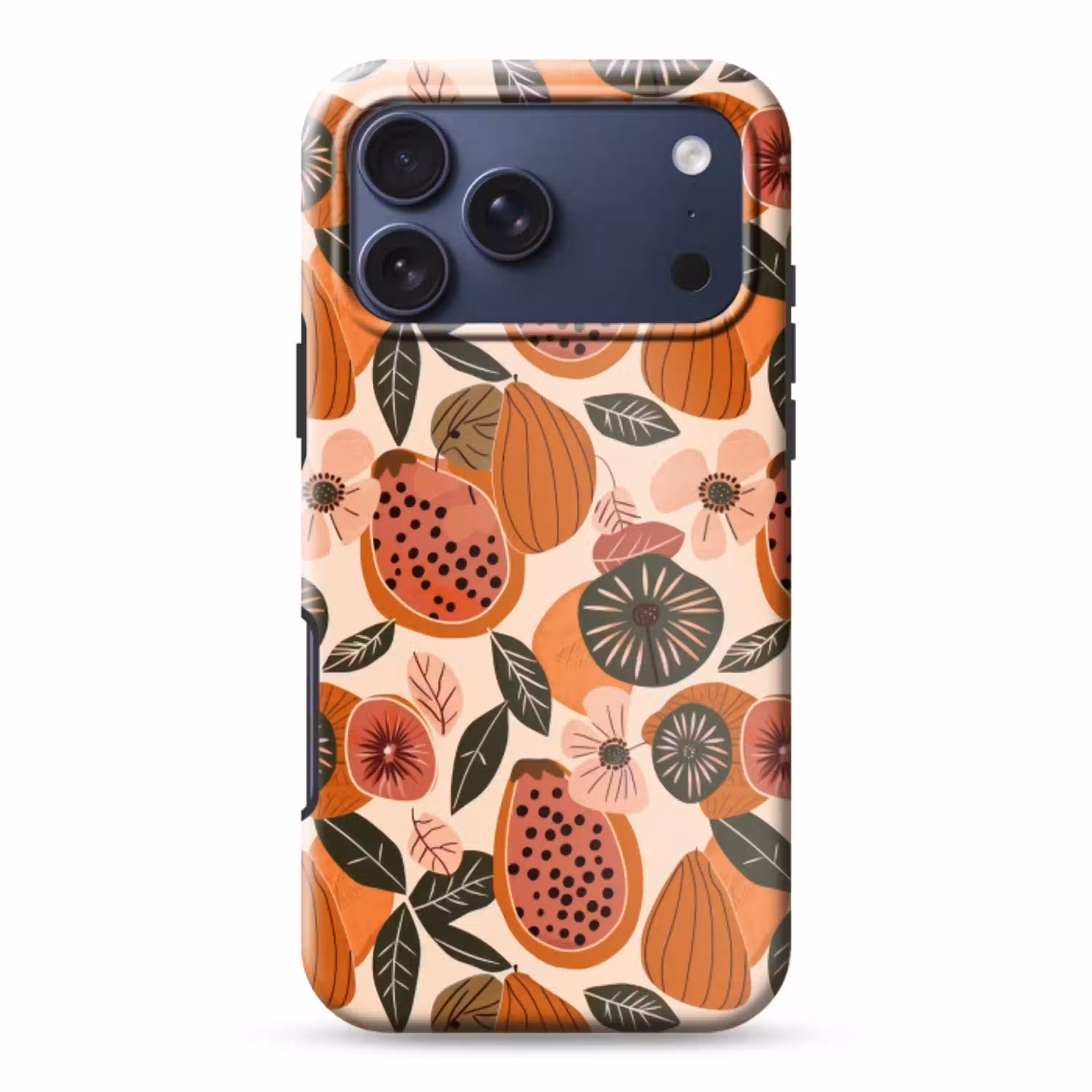 Papaja - Bloesem - Oranje Toughcase MagSafe Apple iPhone 17 Pro Max klein 1019 -3d