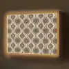 Motief - Patroon - Kleurrijk Light Box met batterij (Wandlamp) middel 907 -z3d_website