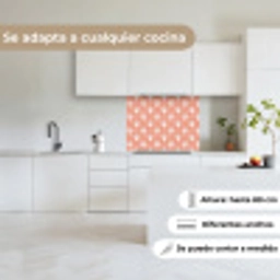 Waaier - Motief - Zalmroze keuken achterwand 2 middel 865 -sfeer4_ES