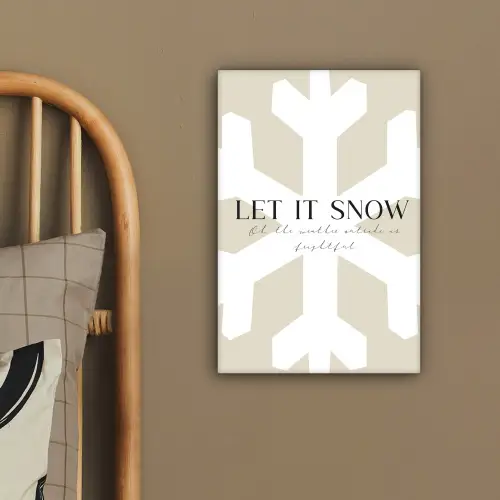 Sneeuw - Japandi - Winter - Decoratie canvas 2cm klein -sfeer3