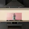 Kauwgom - Retro - Snoep - Roze keuken achterwand spatscherm klein -sfeer1