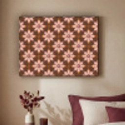 Klassiek - Retro - Bruin Textielframe zwart klein 947 -sfeer1