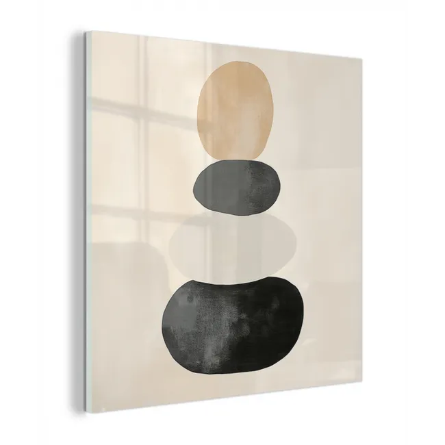 Japandi - Wabi sabi - Beige plexiglas 5mm klein -z3d