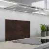 Metaal - Roest - Donker - Bruin keuken achterwand spatscherm klein 900 -3d_schuin