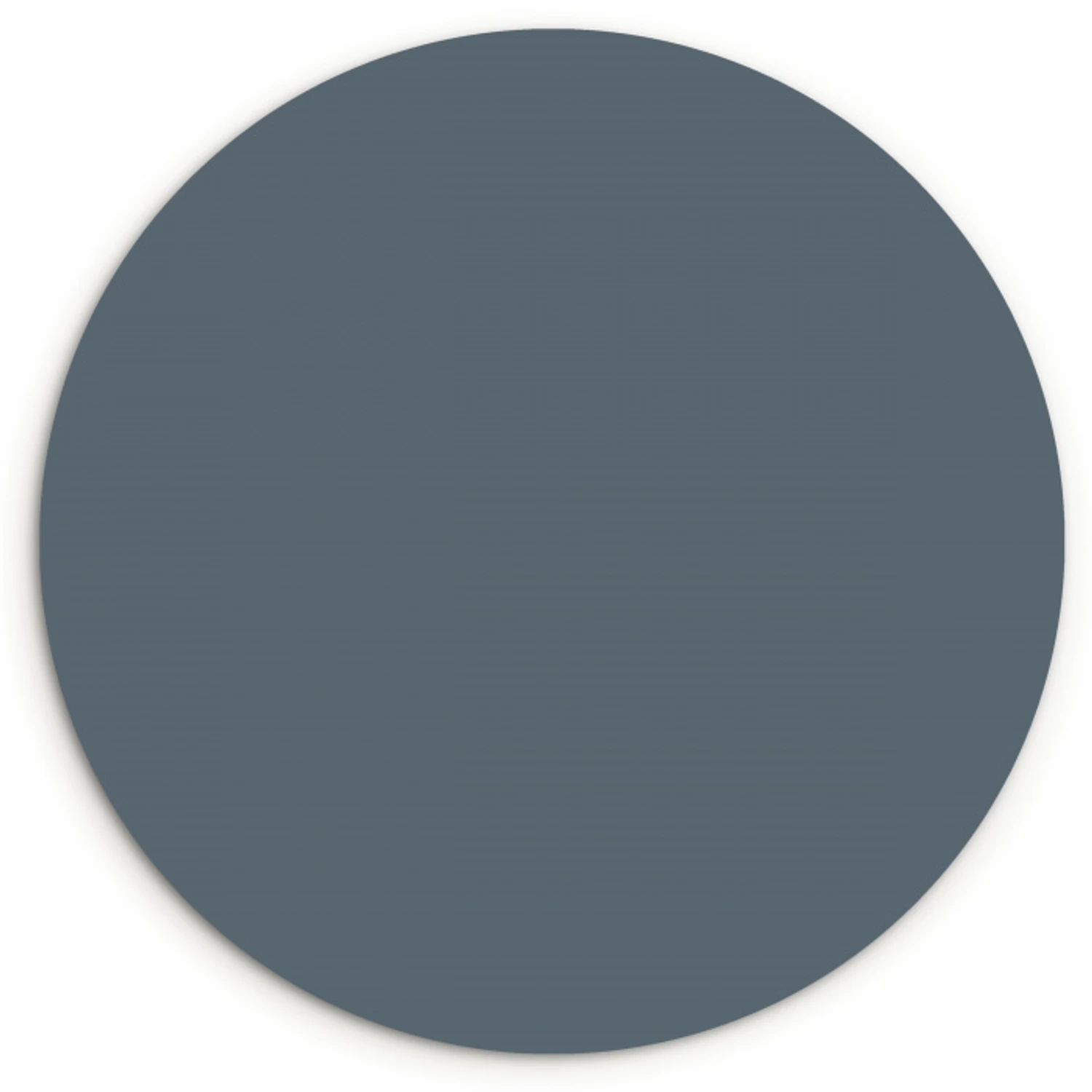 Kleuren - Blauw - Interieur Wandcirkel kunststof plaat 5mm dik klein 188 -3d