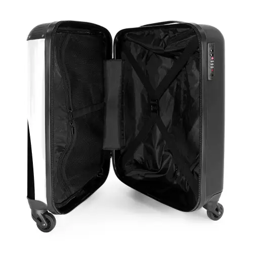 Pim pinguïn NBS - Handbagage koffer - Unisex middel -binnenkant