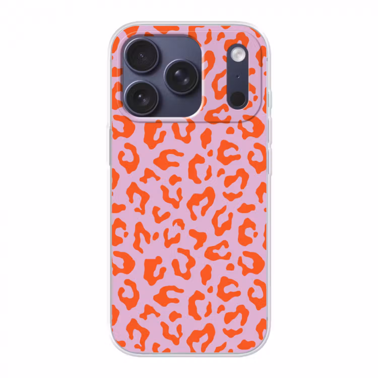 Handyhülle - Pantherprint - Rot - Lila - Rosa - Tierprint