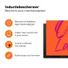 Oh la la - Oranje - Roze - Grafisch Inductie beschermer vinyl 3mm klein -zzzzzzz-td-ups