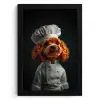 Bruin - Kok - Hondje KitchenYeah - Keuken - Fotolijst klein -3d