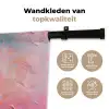 Schelp - Pastel - Pink Wandkleed katoen klein -sfeer2