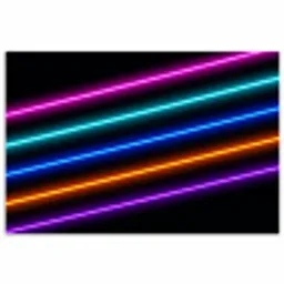 Esthetiek - Retro - Neon poster papier klein -3d