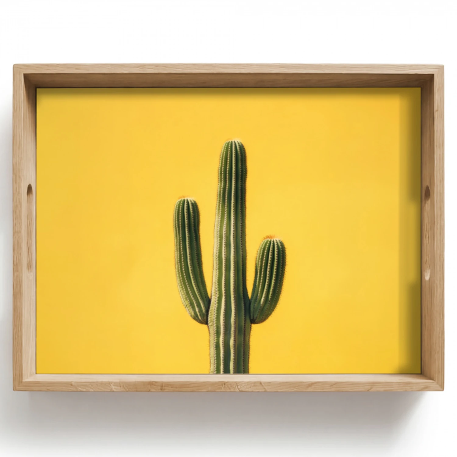 Cactus - Groen - Minimalistisch Dienblad Rechthoek middel -z3d_shopping