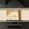 Beige - Paastak - Eieren keuken achterwand spatscherm klein -sfeer1