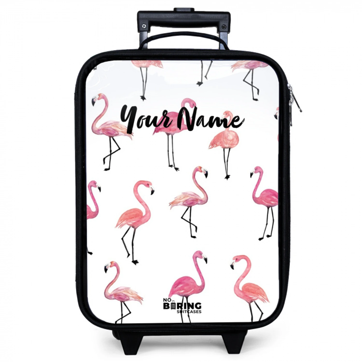 Flamingo feestje Kinderkoffer - Zwart klein -zzz_website3d