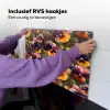 Warm - Patroon - Penseel - Viooltjes Inductie beschemer met haakjes klein 777 -ky-ophangen-nl