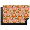 Bloemen - Motief - Retro Inductie beschermer vinyl 3mm klein 276 -3d