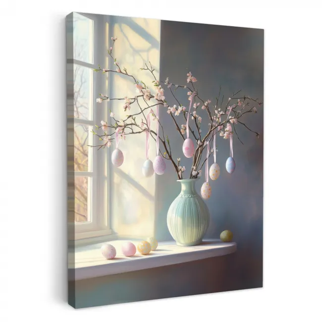 Stilleven - Vaas - Paastak KitchenYeah - Keuken - Canvas middel -3d