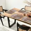 Where to next - Strand - Voetstappen Placemat vinyl groot -zzsfeer4_Kitchenyeah-website