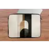 Geometrische - Vormen - Wit laptophoes neopreen klein -tafel