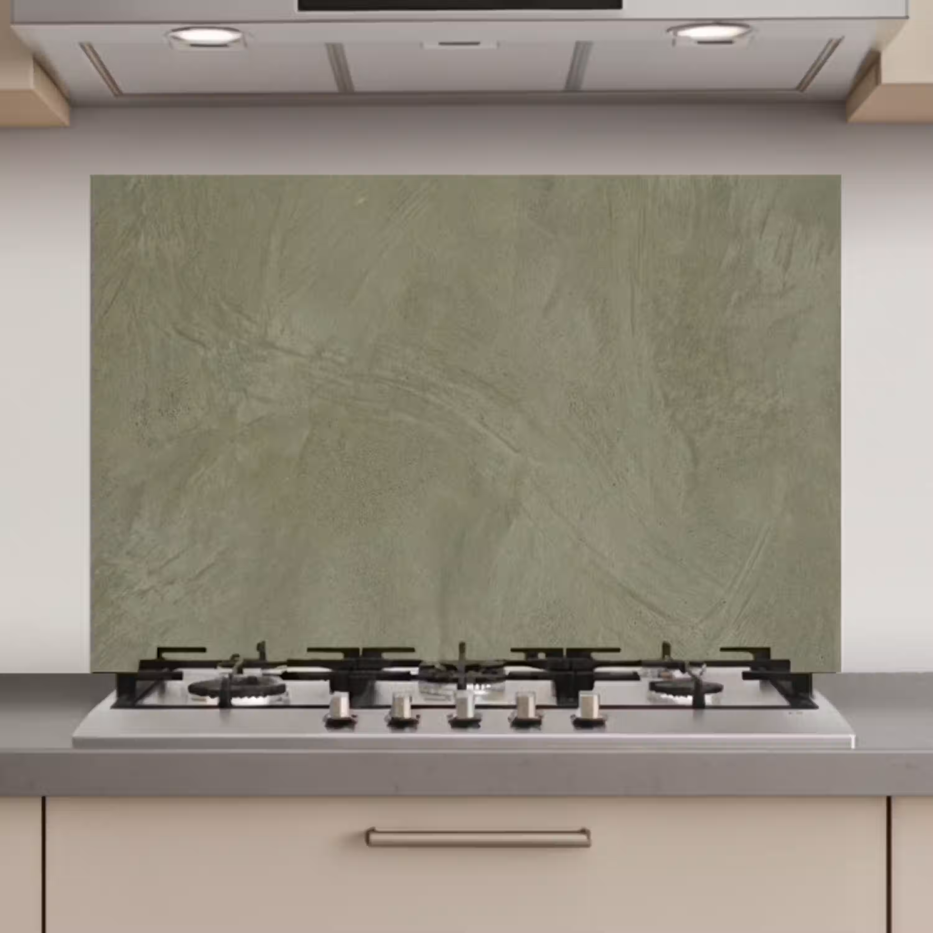 Textuur - Betonlook - Achtergrond - Modern - Groen keuken achterwand spatscherm klein -3d_website