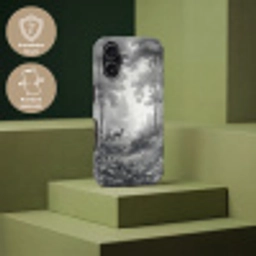 Bos - Hert - Zwart - Wit Toughcase MagSafe Apple iPhone 17 klein -USP_PrintM_DE