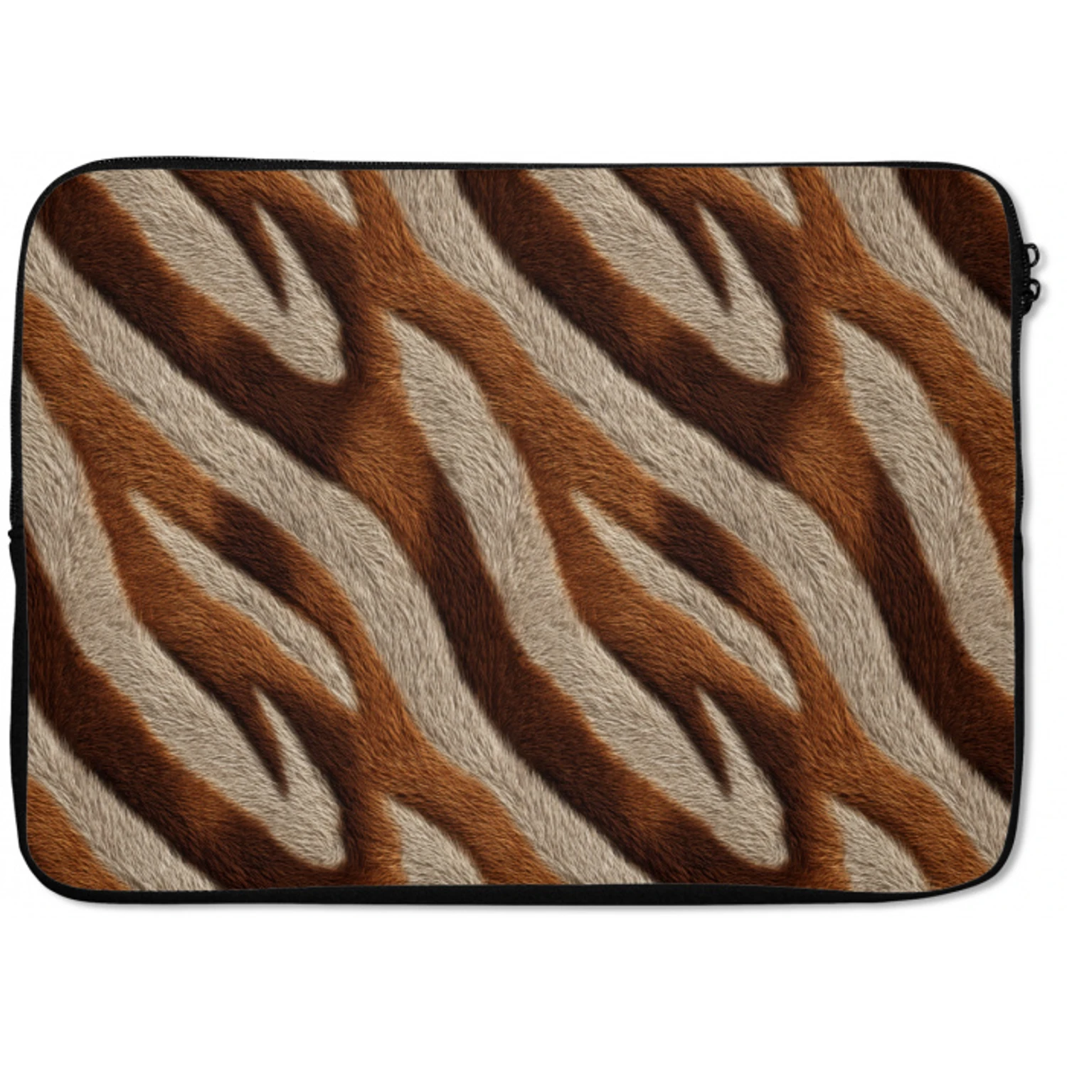 Zebra - Patroon - Bruin laptophoes neopreen klein 279 -zkaufland3dotto