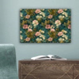 Wilde bloemen - Botanisch - Patroon - Roze - Romantisch canvas 2cm klein 34 -sfeer4