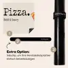 Pizza - Kaas - Pepperoni Inductie beschermer vinyl 3mm middel -zzzzzzz-induclip_DE