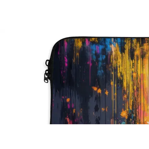 Buddha - Bloemen - Kaarsen - Geel laptophoes neopreen klein -detail