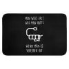 Quotes - WC papier - Zwart - Humor WCmat klein -3d