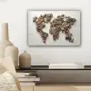 Wereldkaart - Stenen - Wit canvas 2cm klein -sfeer6