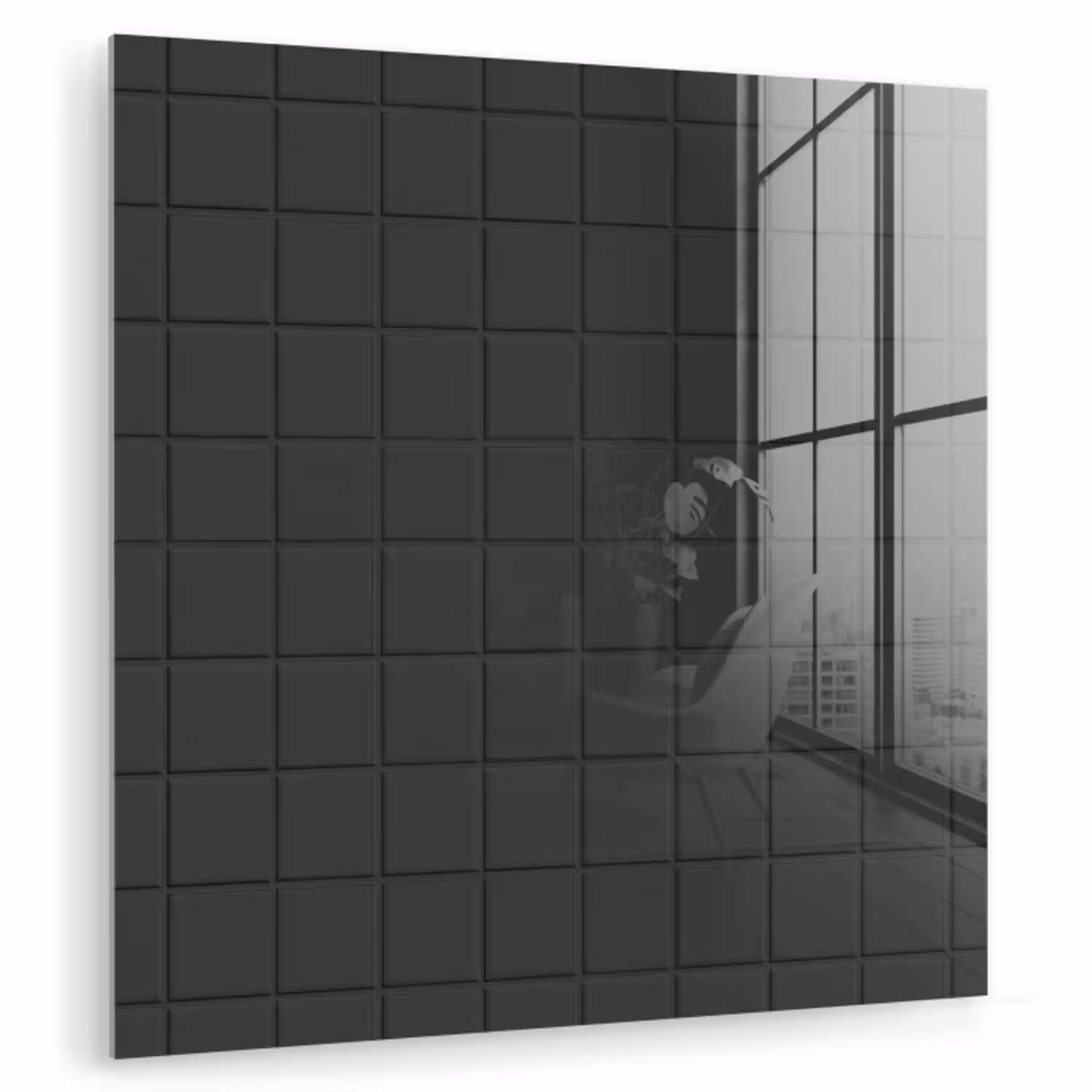 Patroon - Tegel - Antraciet plexiglas 5mm klein 11 -zzzproduct_nieuw