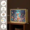 Hert - Magisch - Sprookjesbos Light Box met batterij (Wandlamp kind) middel -USP_websiteoverzichtNL