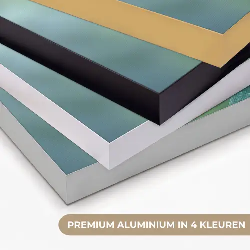 Blad - Plant - Groen - Textuur Textielframe zwart klein -USP_kleurenNL