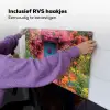 Bloemen - Deur - Roze Inductie beschemer met haakjes klein -ky-ophangen-nl