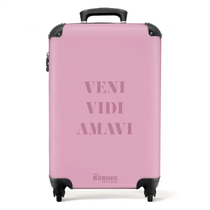 Quotes - Veni vidi amavi NBS - Handbagage koffer - Kinderen Unisex middel -productfoto_recht