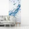 Spash - Water - Blauw fotobehang vinyl groot -woonkamer