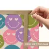 Patroon - Smiley - Kleurrijk - Hartjes Light Box met batterij (Wandlamp) middel 907 -USP_websiteprintNL