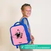 Escar-Go - Roze Kinderrugzak - Blauw middel -sfeer3_NL