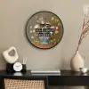 Bloem - Quote - Vintage - Art Fotolijst rond zonder passe partout klein -sfeer1