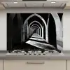Gang - Bogen - Schaduw - Diepte keuken achterwand spatscherm klein -3d_website