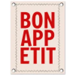 Blokletters - Rood - Kartelrand tuinposter los doek klein -3d